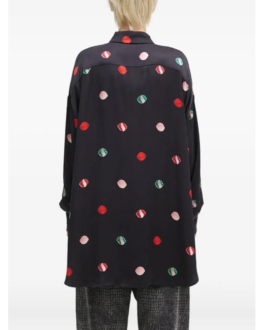 Fiorucci Black Graphic-Print Shirt