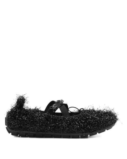 Bailarinas con apliques Simone Rocha de color Black
