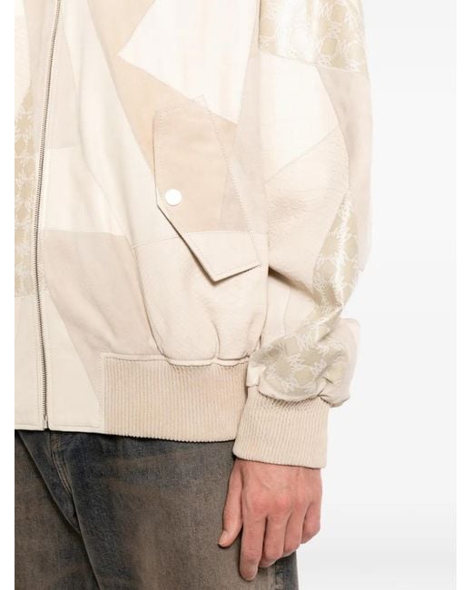 Amiri Bomberjack Met Patchwork in het White voor heren