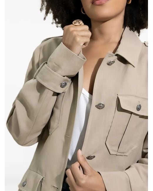 Antonelli Natural Eve Button-Up Jacket
