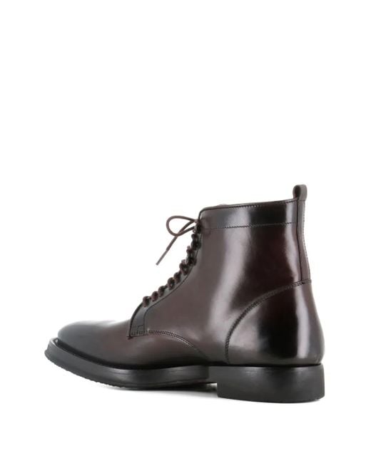 Bottes En Cuir À Lacets 30 Mm Alberto Fasciani pour homme en coloris Brown