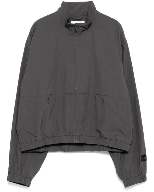 Izzue Gray Zip-Up Jacket