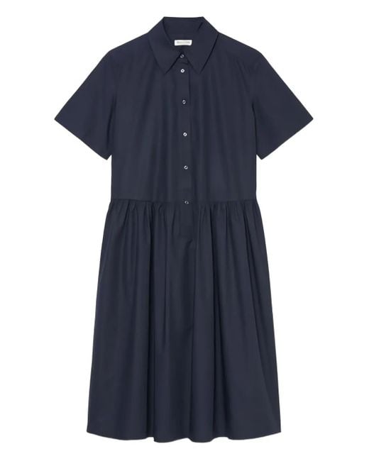 Marc O' Polo Blue Button-Down Midi Dress