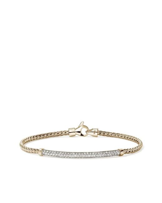 John Hardy White 14Kt Jh Essential Diamond Bracelet