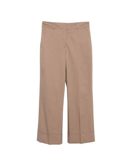 Incotex Natural Arlys Cuffed Trousers