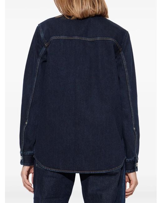 Burberry デニムシャツ Blue