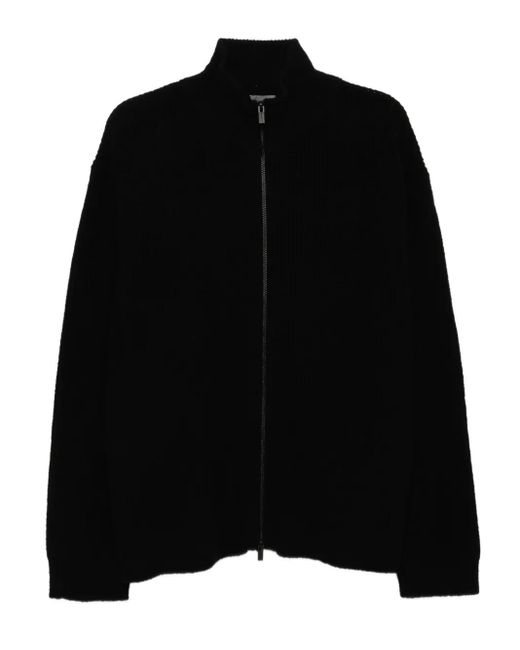 Cárdigan con cremallera Yohji Yamamoto de hombre de color Black