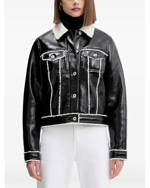 Karl Lagerfeld Black Long-Sleeve Jacket
