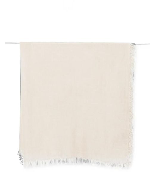 Faliero Sarti Natural Lolly Friged Scarf