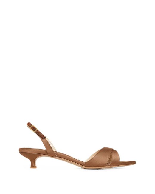 Ginissima Natural Thea Pointed-Toe Slingback Sandals
