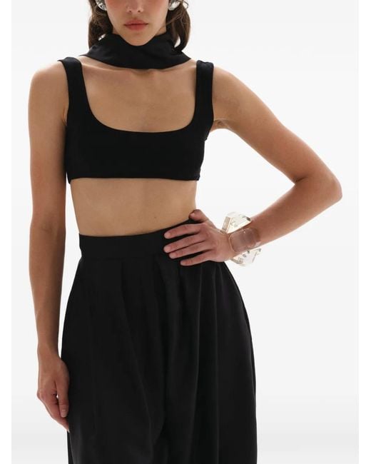 Top Camille MANURI de color Black