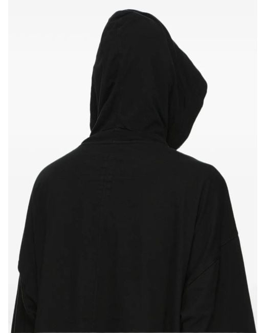 Rick Owens Black Tommy Hustler Hoodie for men