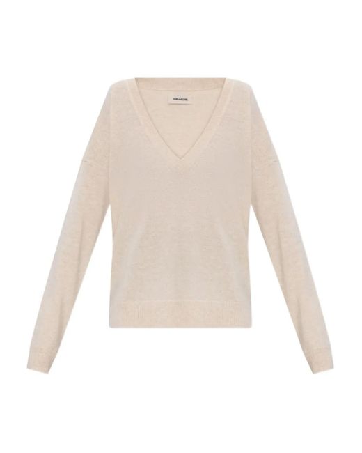 Zadig & Voltaire Vネック セーター White