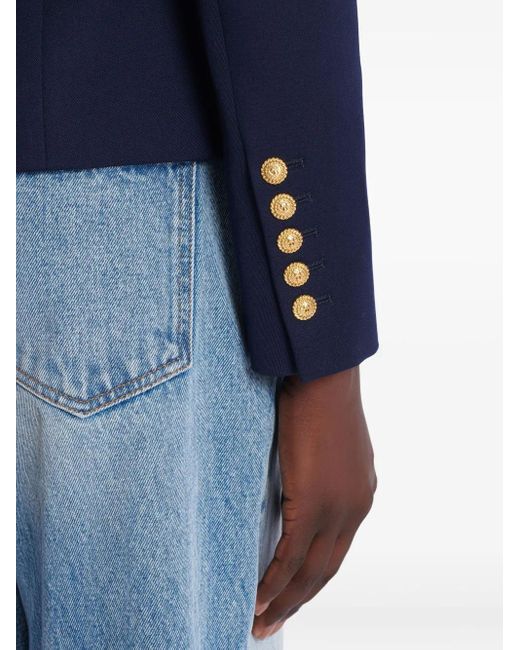 Balmain ダブルジャケット Blue