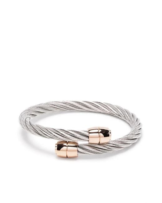 Charriol White Celtic Cable Bangle