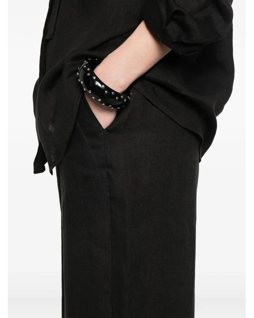 Marella Black Uomo Drawstring Pants