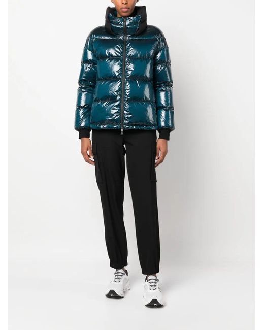 Herno Green High-Neck Padded Jacket