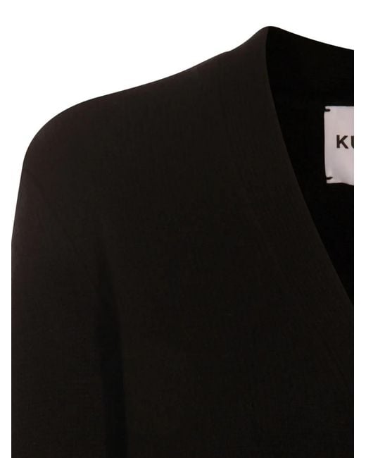 Kujten Black Milena Cashmere Cardigan