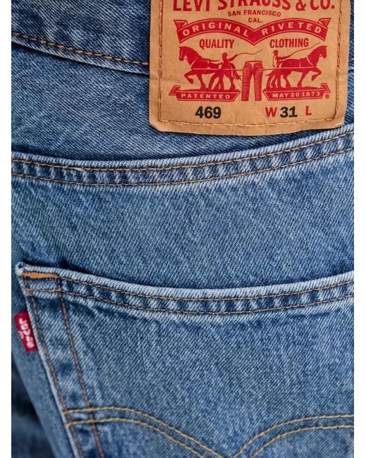 Levi's Blue Short En Jean À Coupe Cinq Poches for men