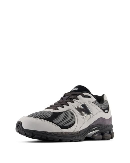 New Balance White U2002R Logo-Patch Sneakers