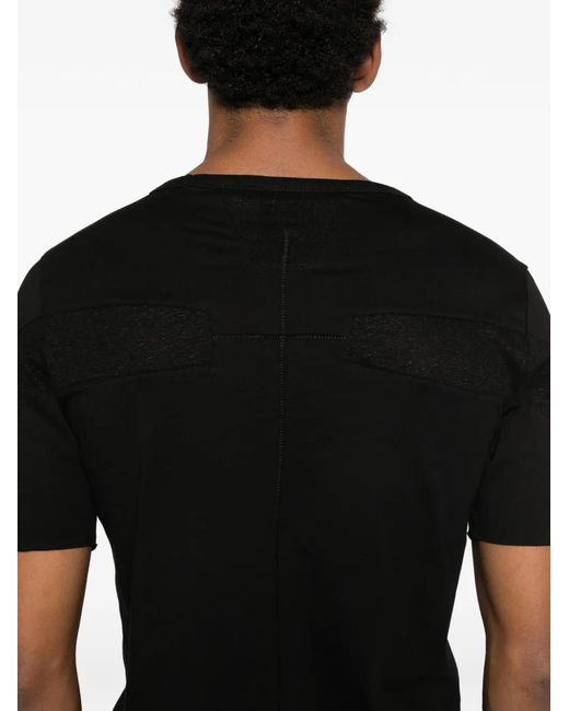 Thom Krom Black Short-Sleeve T-Shirt for men