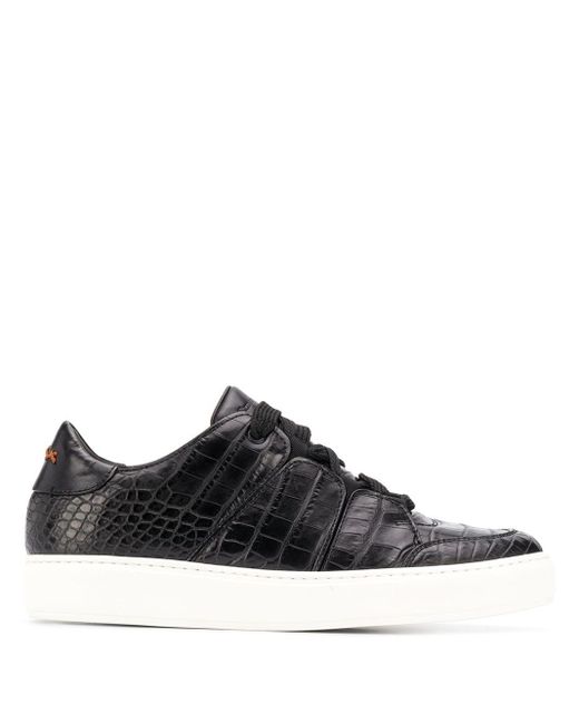 Zegna Black Tiziano Lace-up Sneakers for men