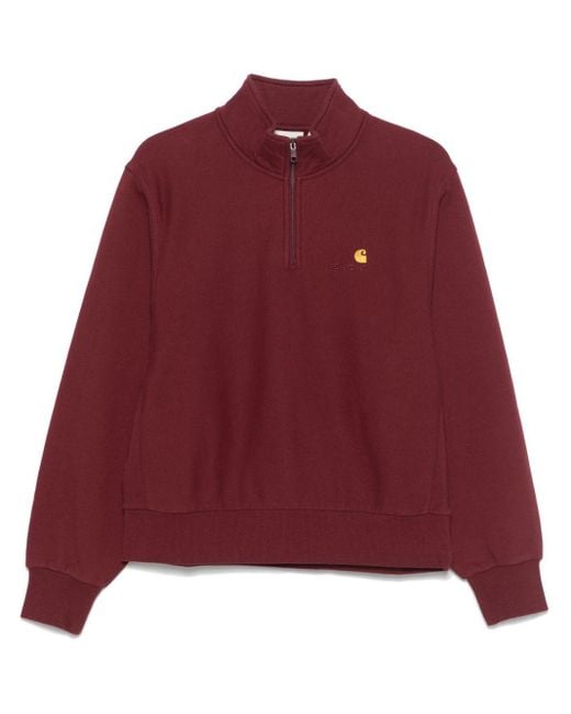 Carhartt Red American Script Sweatshirt