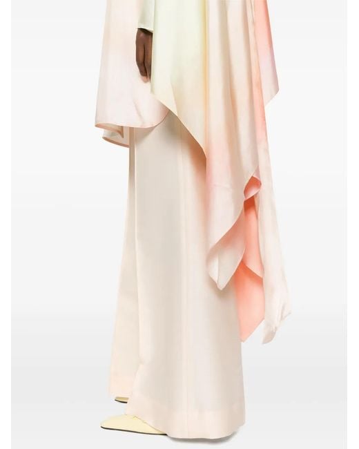 Zimmermann White Natura Scarf Silk Shirt
