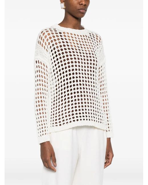 Max Mara White Sweater
