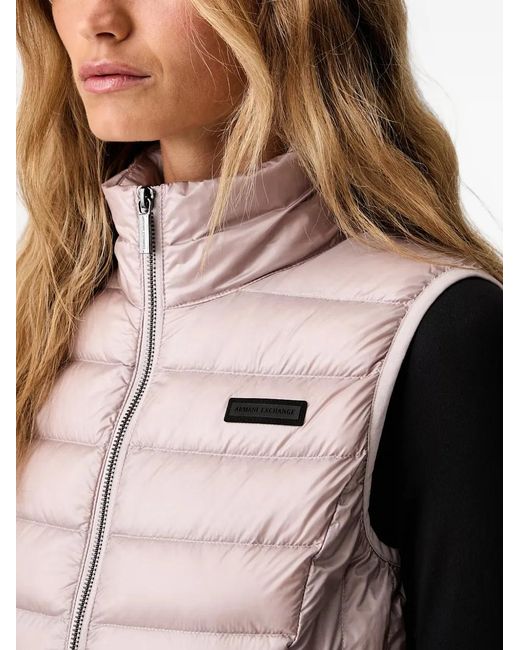 ARMANI EXCHANGE Natural Quilted Puffer Gilet