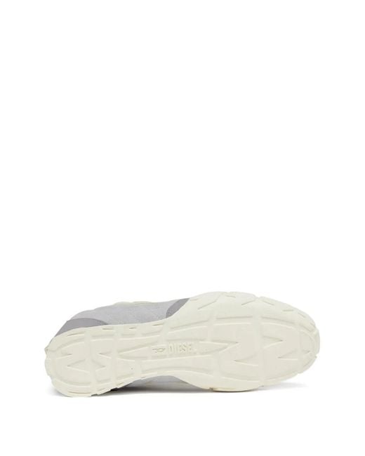 DIESEL White Baskets Matelassées S-Pagodha À Logo Appliqué for men