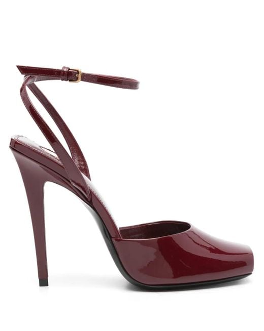 Saint Laurent La Scandale 110mm パンプス Pink