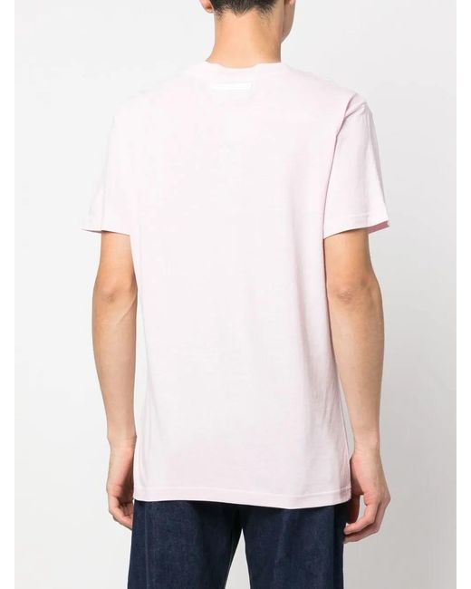 Viktor & Rolf Pink Love-Print Cotton-Blend T-Shirt for men