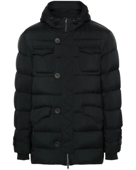 Herno Black Coats for men