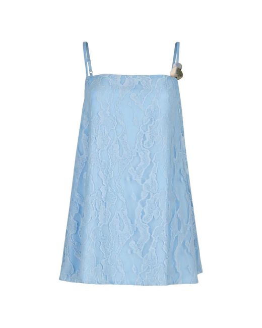 Baobab Blue Porto Square-Neck Top