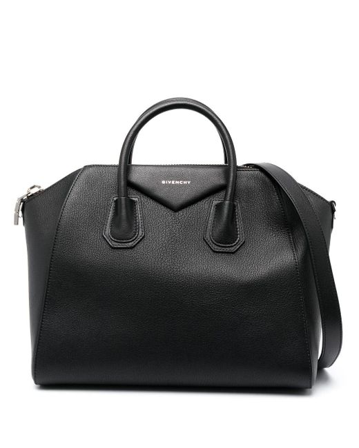 Givenchy Black Antigona Medium Leather Handbag