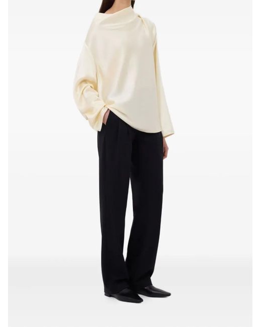 Loulou de Saison Natural Draped Blouse