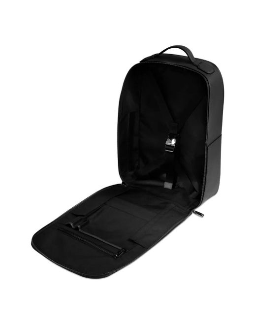 Lancel Black Leather Top-Handle Backpack for men