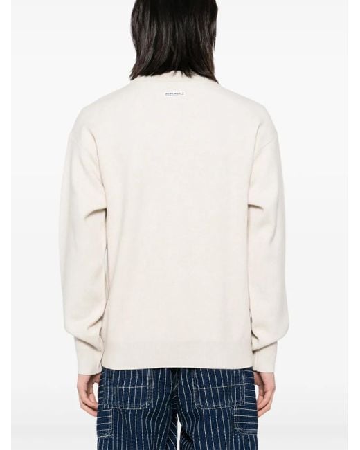 Aape By A Bathing Ape White Moonface Logo Jumper for men