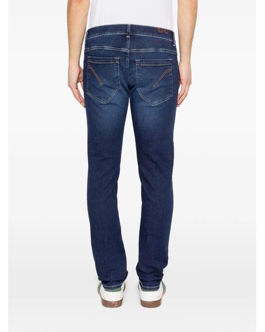 Dondup Blue Five-Pocket Jeans for men