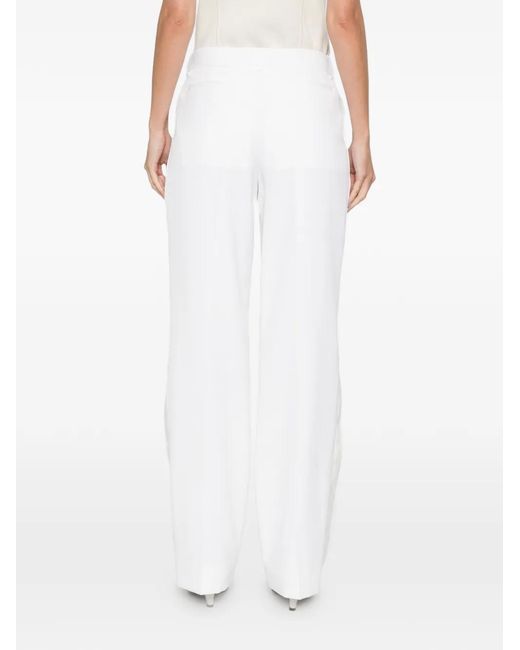 Victoria Beckham White Trousers