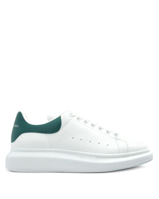 メンズ Alexander McQueen レザースニーカー White