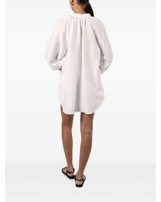 COR White Isole Drawstring Shorts