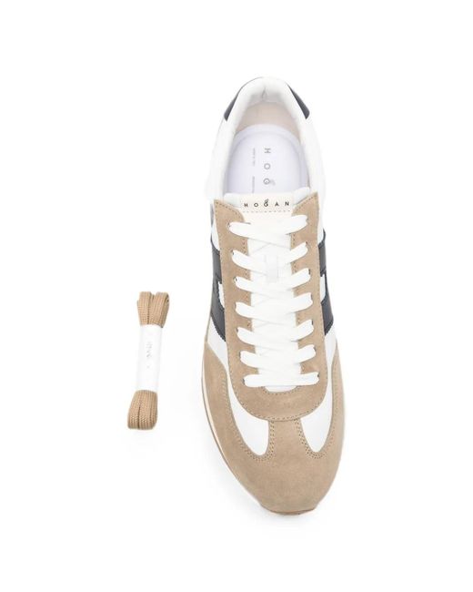 Baskets H699 À Patch Logo Hogan pour homme en coloris White