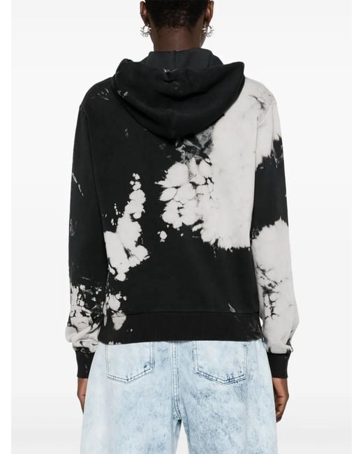 John Richmond Black Logo-Print Cotton Hoodie