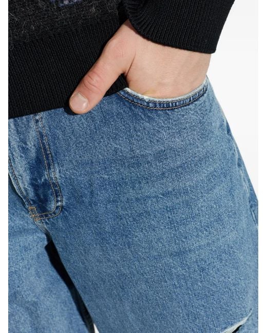 AllSaints Blue 'Barrel' Jeans for men
