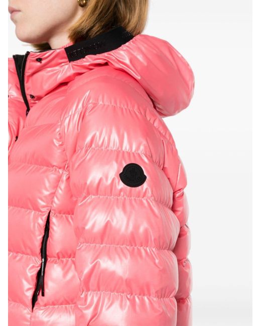 Moncler Pink Quilted Puffer Jacket