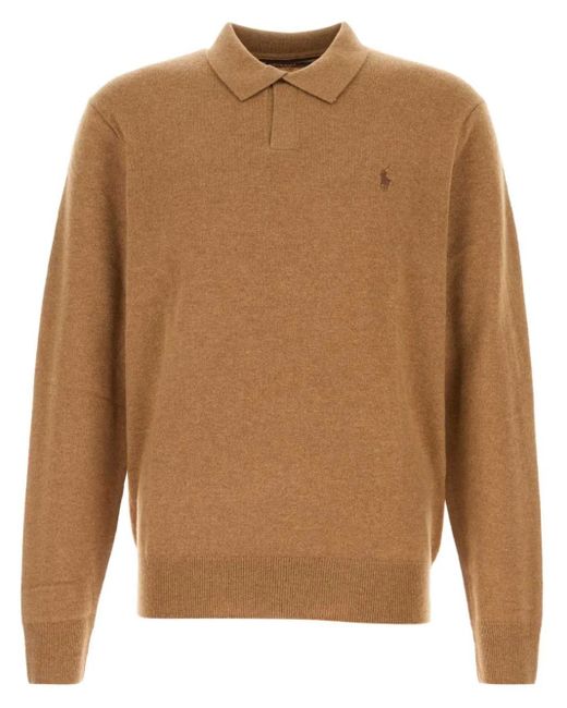 Polo Ralph Lauren Brown Woll Jumper for men