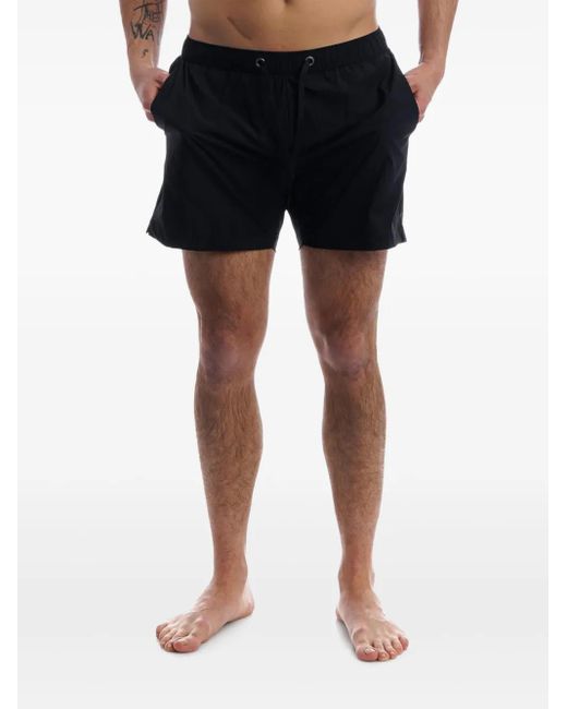 Rrd Black Drawstring-Waist Swim Shorts for men