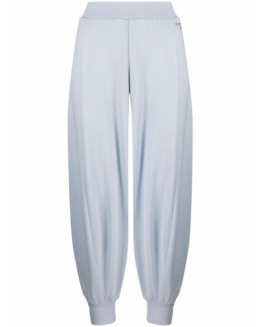 Stella McCartney Blue Tapered-Leg Track Pants